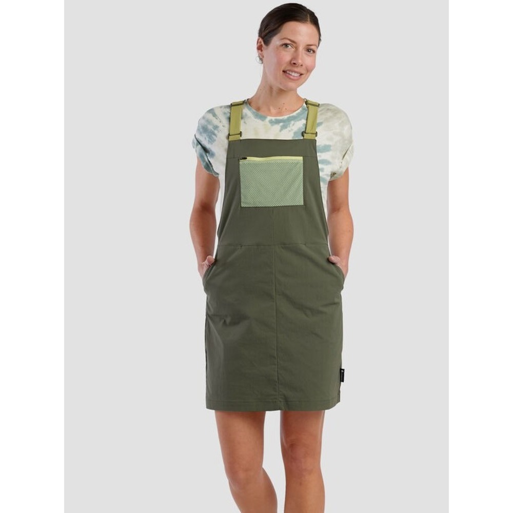 Cotopaxi Tolima Overall Dress Womens XS Fatigue Green Outdoor Travel Activewear